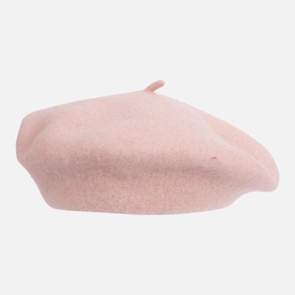 Bizou Light Pink Wool Beret - Picture 2 of 4